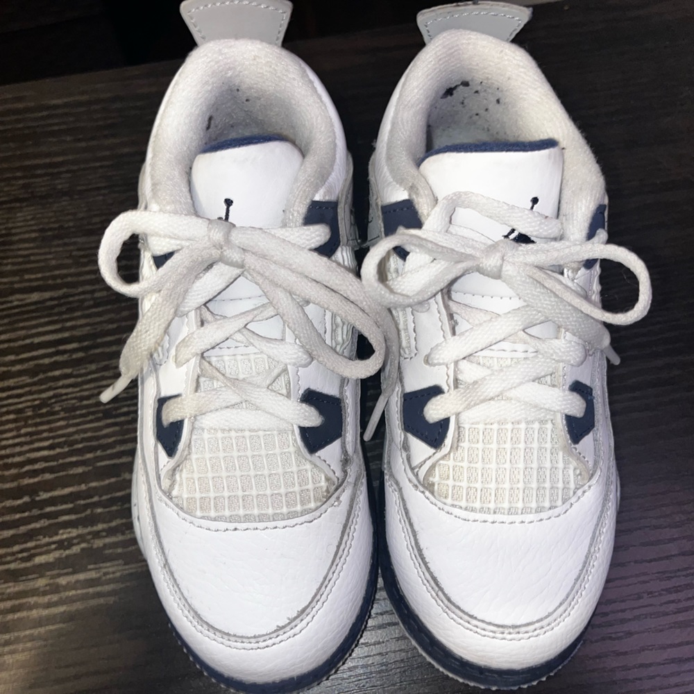 Toddler Midnight Navy Air Jordan 4’s